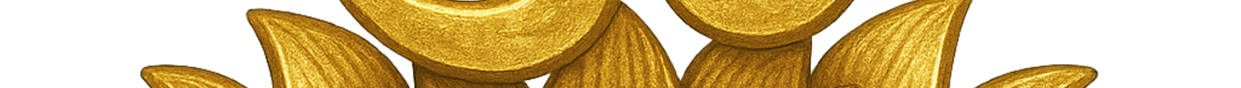 Om Zeichen Bedeutung: Ursprung, Symbolik und spirituelle Wirkung - goldene Darstellung des Om-Zeichens mit Lotusblüte.