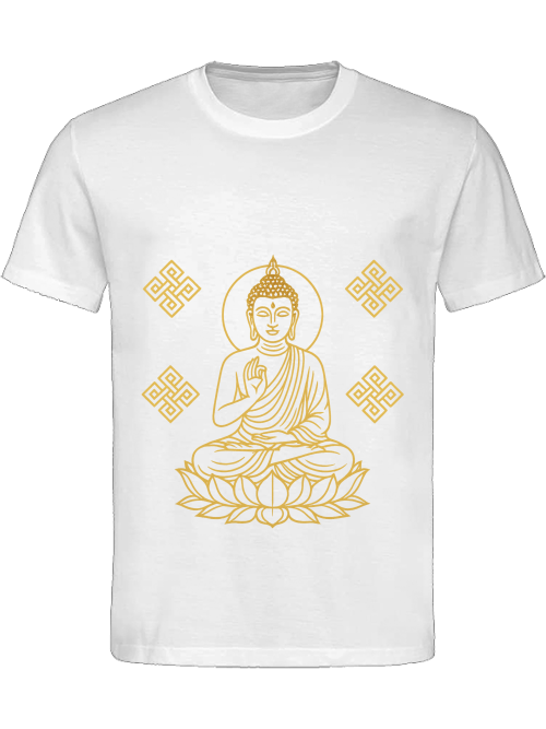 Buddha Outlines Herren T-Shirt
