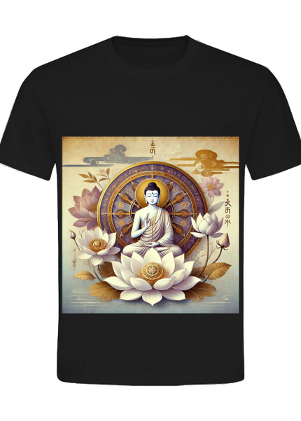 Buddha Lotus Dharma Herren T-Shirt