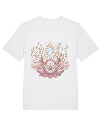 White Printed T-shirt Front