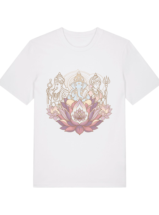 White Printed T-shirt Front
