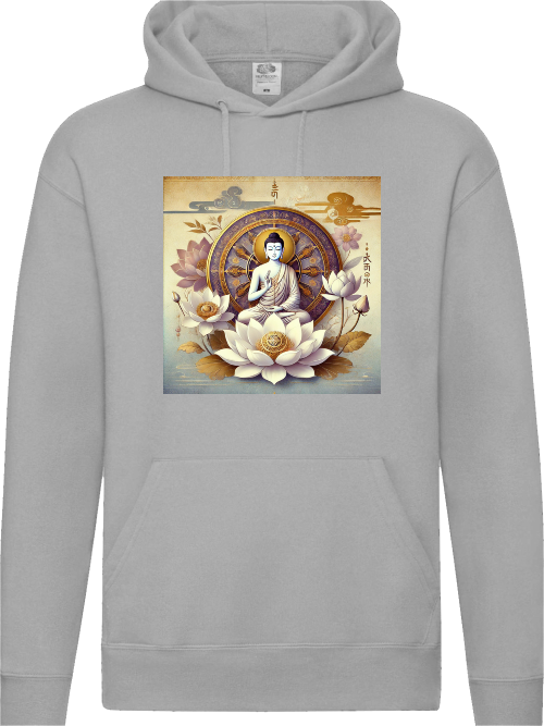 Buddha Lotus Dharma Damen Hoodie