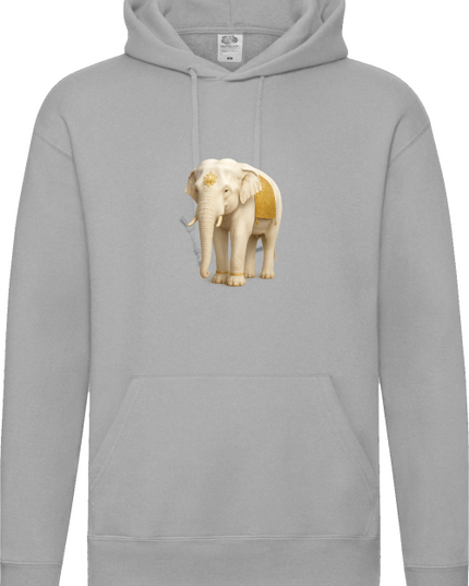 Weißer Elefant Herren Hoodie