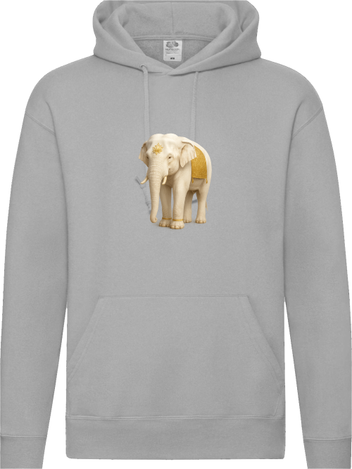 Weißer Elefant Herren Hoodie