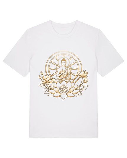 White Printed T-shirt Front