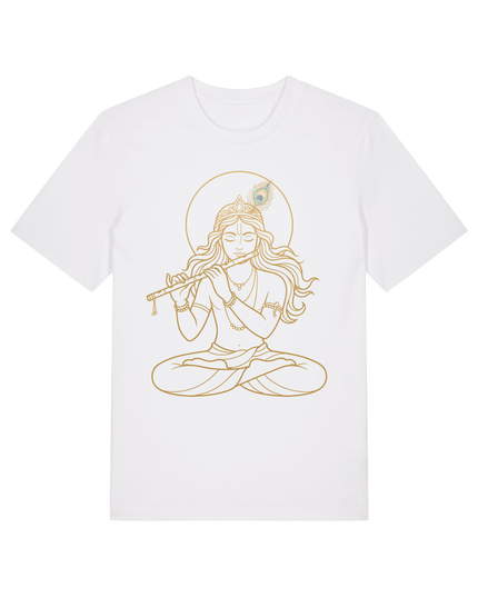 White Printed T-shirt Front