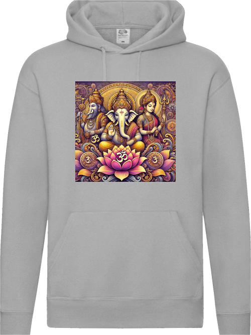 Drei Götter der Lotus Herren Hoodie