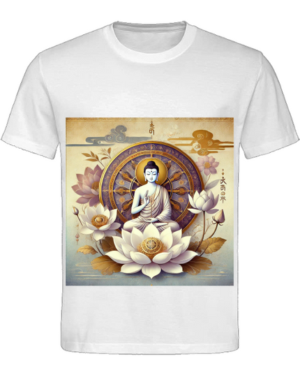 Buddha Lotus Dharma Herren T-Shirt