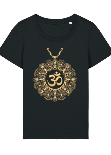 Black Printed T-shirt Front