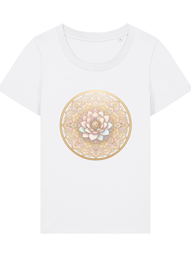White Printed T-shirt Front