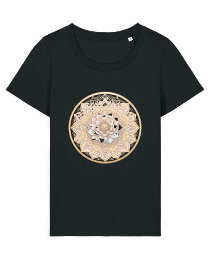 Black Printed T-shirt Front