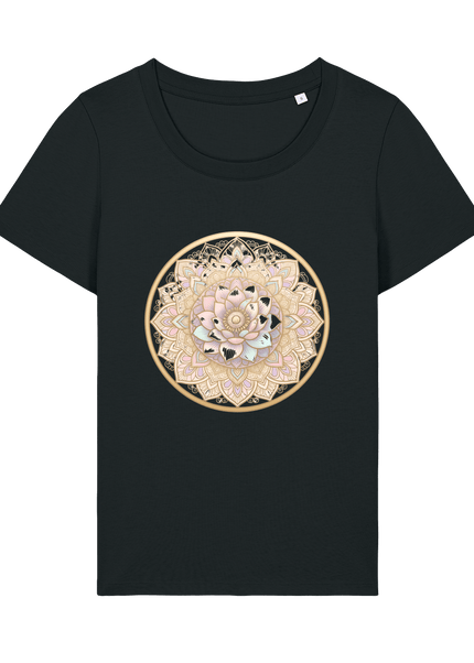 Black Printed T-shirt Front