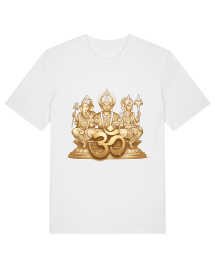 White Printed T-shirt Front