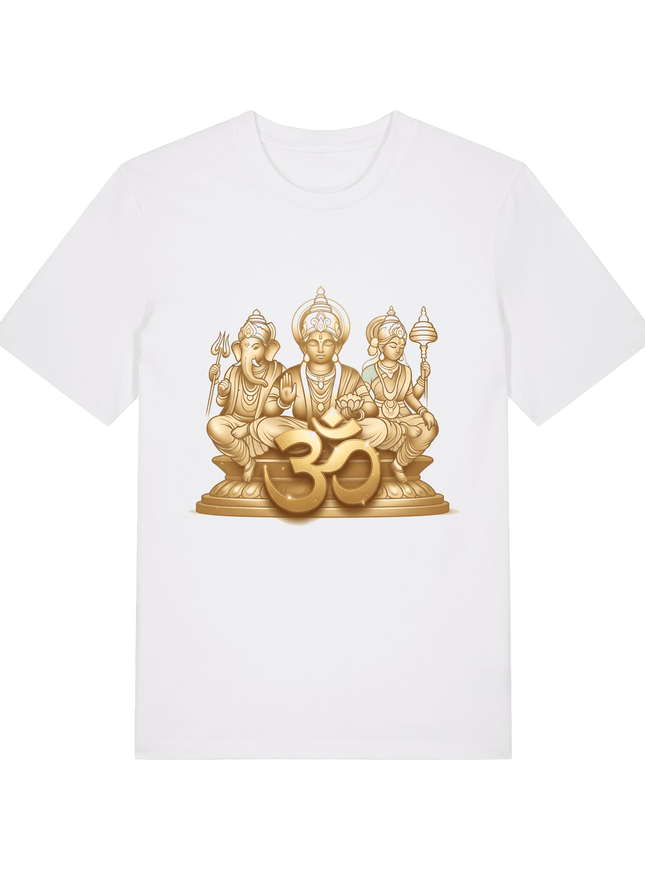 White Printed T-shirt Front