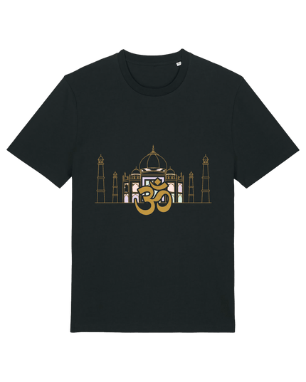 Black Printed T-shirt Front