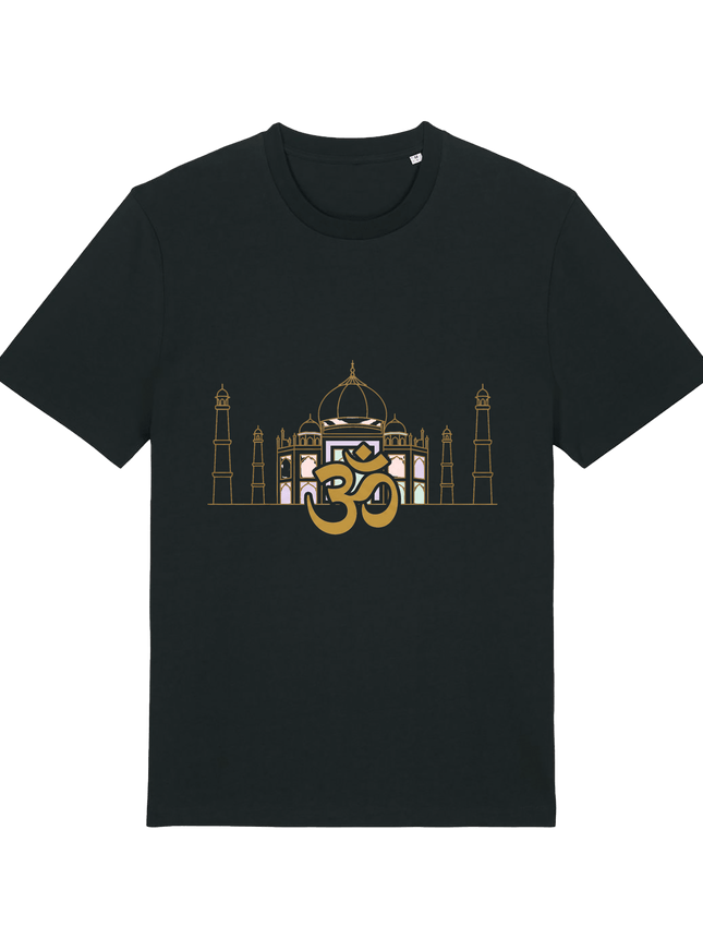 Black Printed T-shirt Front