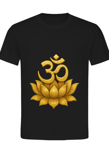 Om Lotus Damen T-Shirt