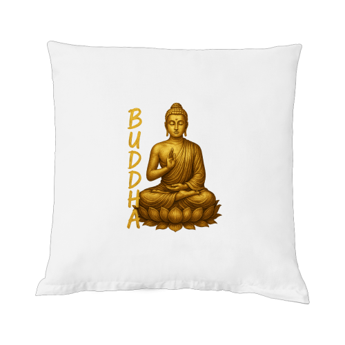 Golden Buddha Kissen mit Füllung