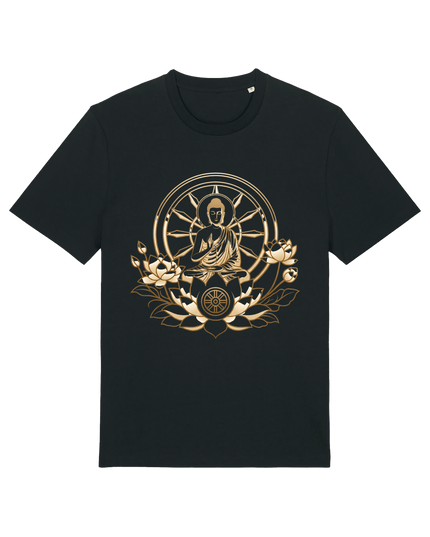 Black Printed T-shirt Front