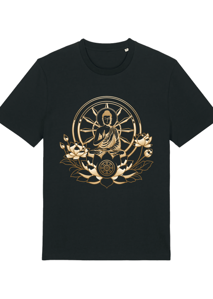 Black Printed T-shirt Front