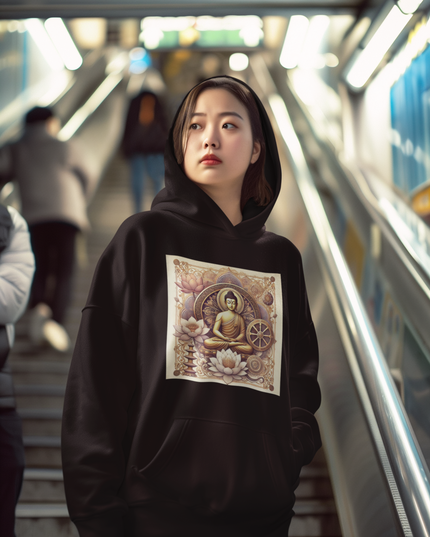 Buddha Damen Hoodie