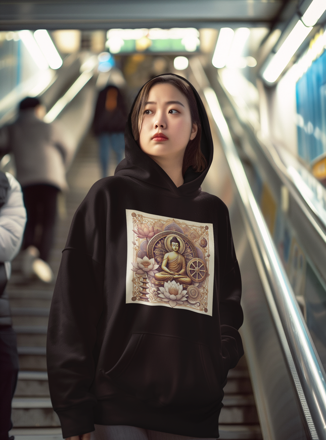 Buddha Damen Hoodie