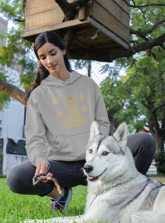 Buddha Outlines Damen Hoodie