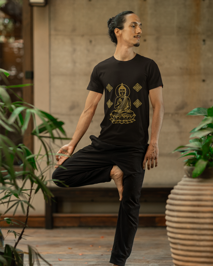 Buddha Outlines Herren T-Shirt