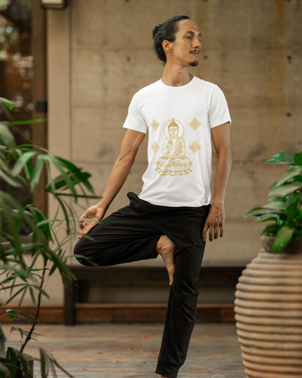 Buddha Outlines Herren T-Shirt