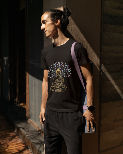 Buddha Herren T-Shirt – Spirituelles Design & Komfort