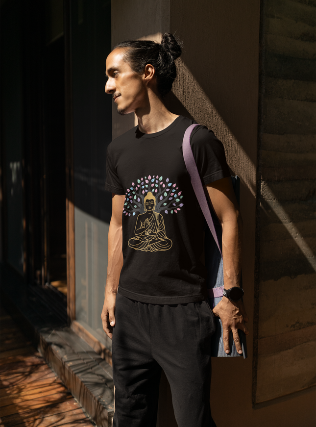 Buddha Herren T-Shirt – Spirituelles Design & Komfort