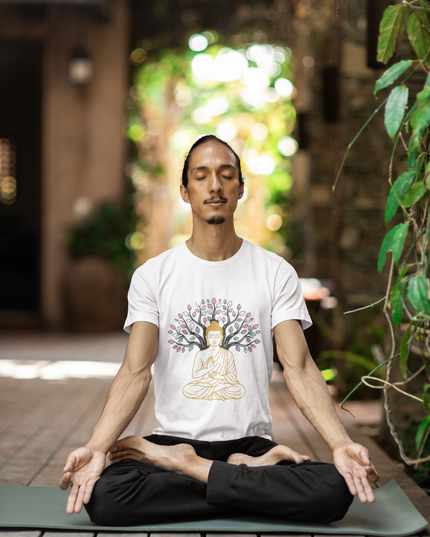 Buddha Herren T-Shirt – Spirituelles Design & Komfort