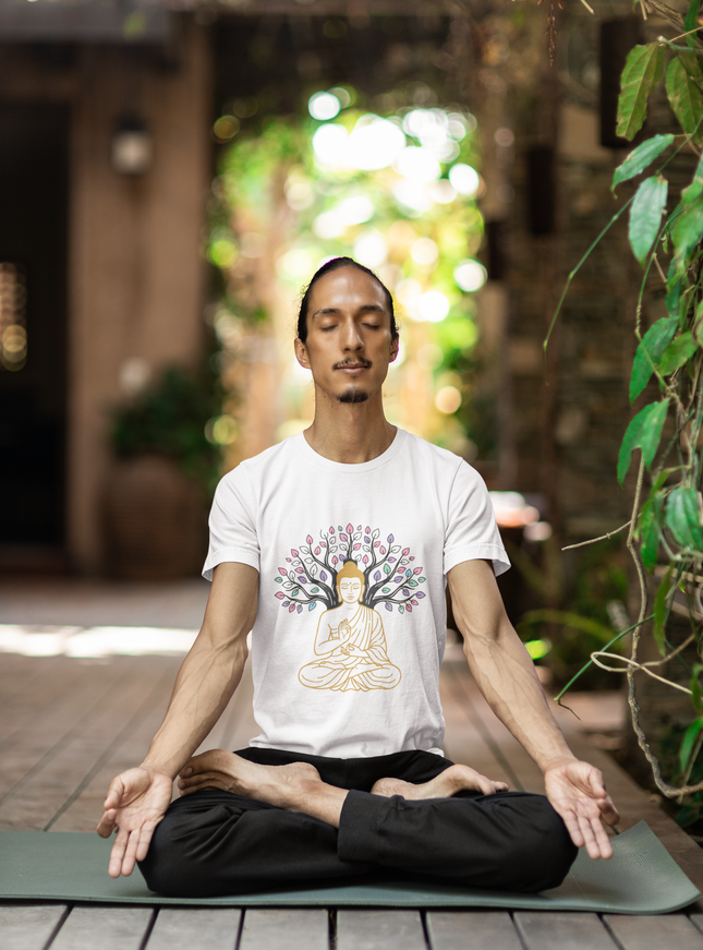Buddha Herren T-Shirt – Spirituelles Design & Komfort