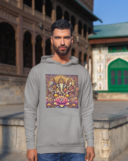 Drei Götter der Lotus Herren Hoodie