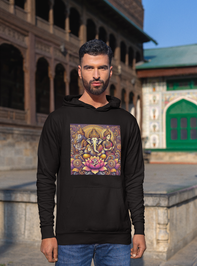 Drei Götter der Lotus Herren Hoodie