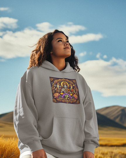 Drei Götter des Om Damen Hoodie