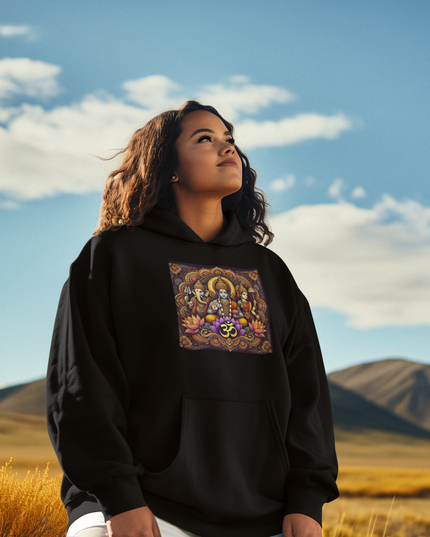 Drei Götter des Om Damen Hoodie