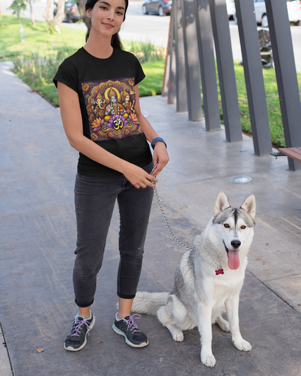 Drei Götter des Om Damen T-Shirt