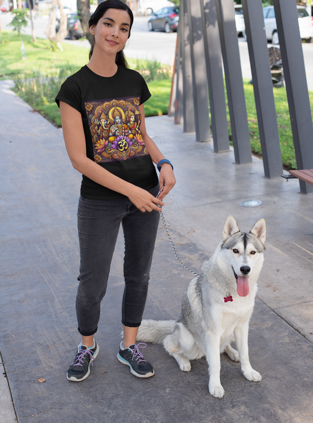 Drei Götter des Om Damen T-Shirt