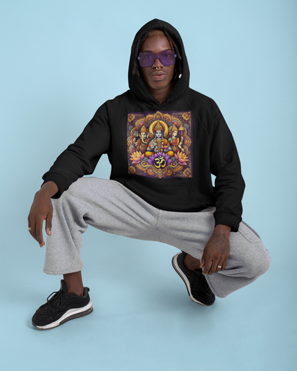 Drei Götter des Om Herren Hoodie