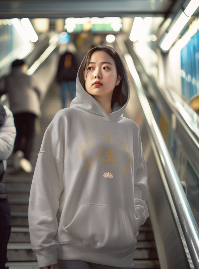 Götter des Om Damen Hoodie – Spirituelles Design & Komfort
