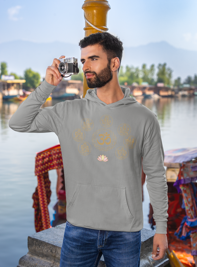 Götter des Om Herren Hoodie – Spirituelles Design & Komfort
