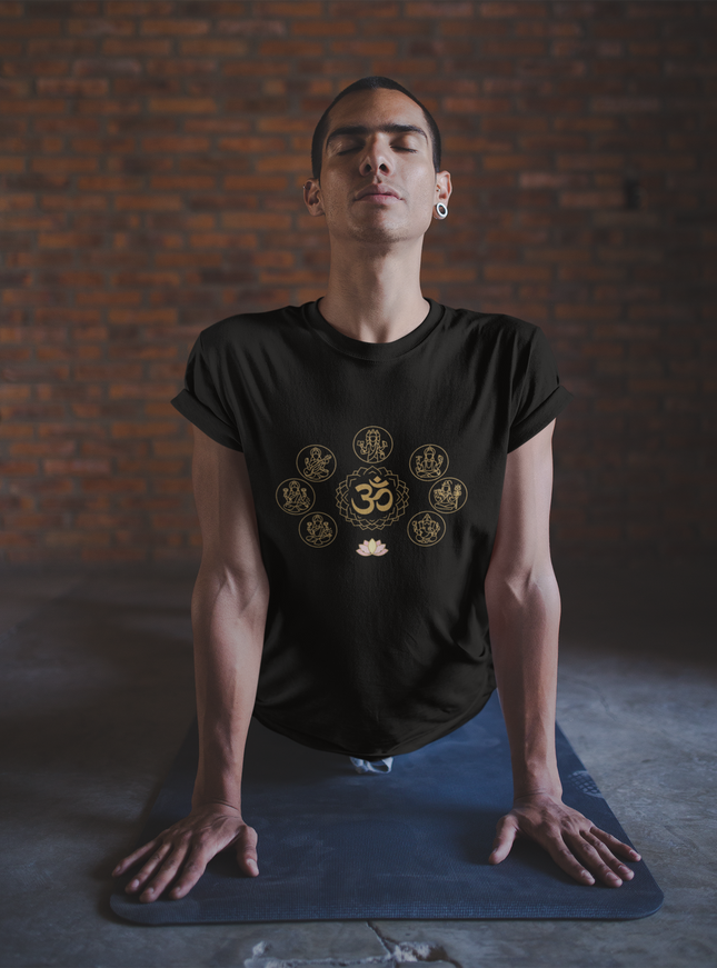 Götter des Om Herren T-Shirt – Spirituelles Design & Komfort