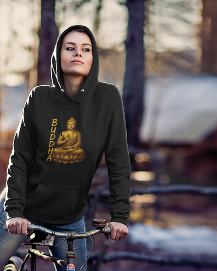 Golden Buddha Damen Hoodie