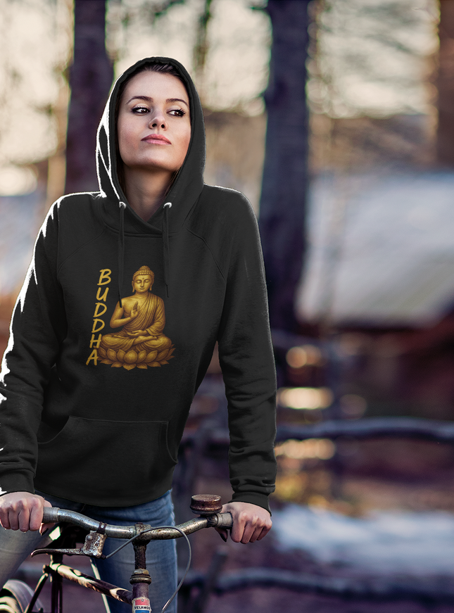 Golden Buddha Damen Hoodie