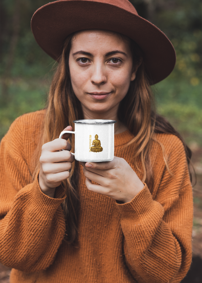 Golden Buddha Tasse