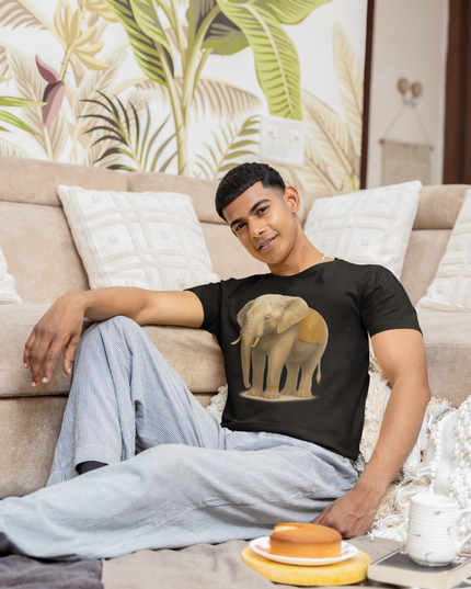 Grauer Elefant Herren T-Shirt