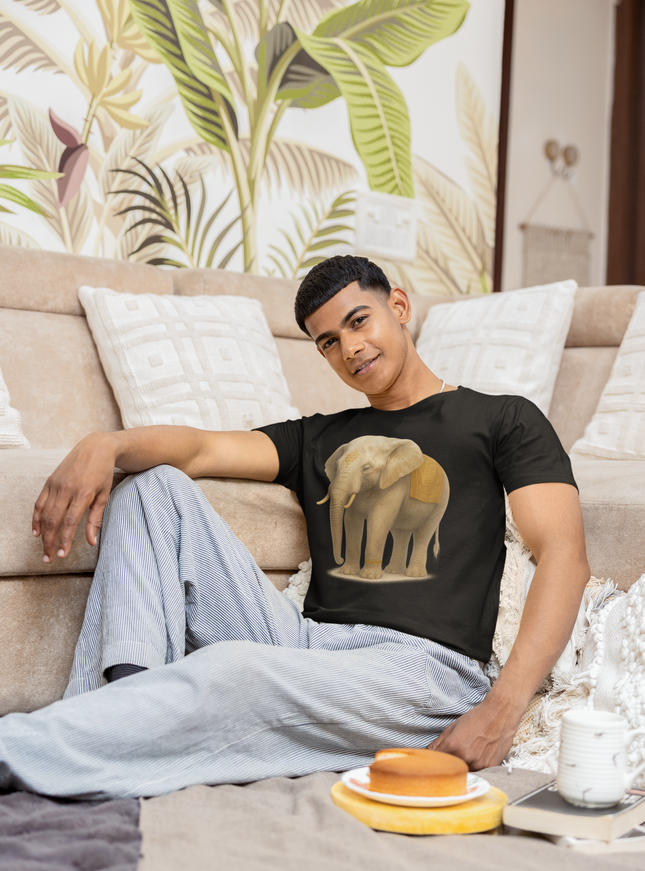 Grauer Elefant Herren T-Shirt