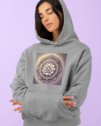 Lotus Mandala Damen Hoodie