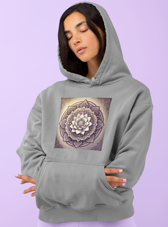 Lotus Mandala Damen Hoodie